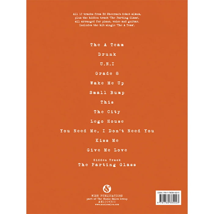 Sheeran Ed Plus (+) Album Folio Book Pvg