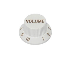 Boston Bell Knob White Volume