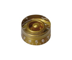 Boston Transparent Guitar Knob Gold