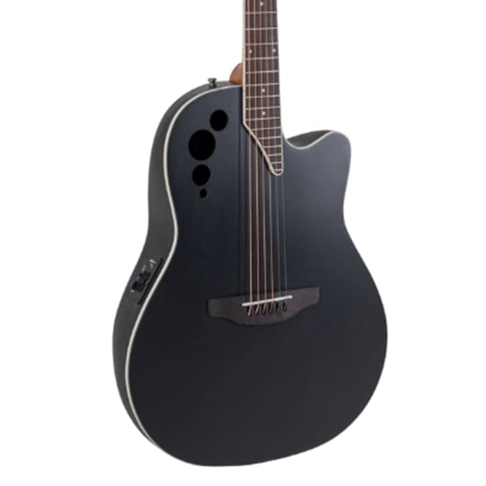 Applause E-A Guitar MS Mid-Cut AE44-5S Black Satin