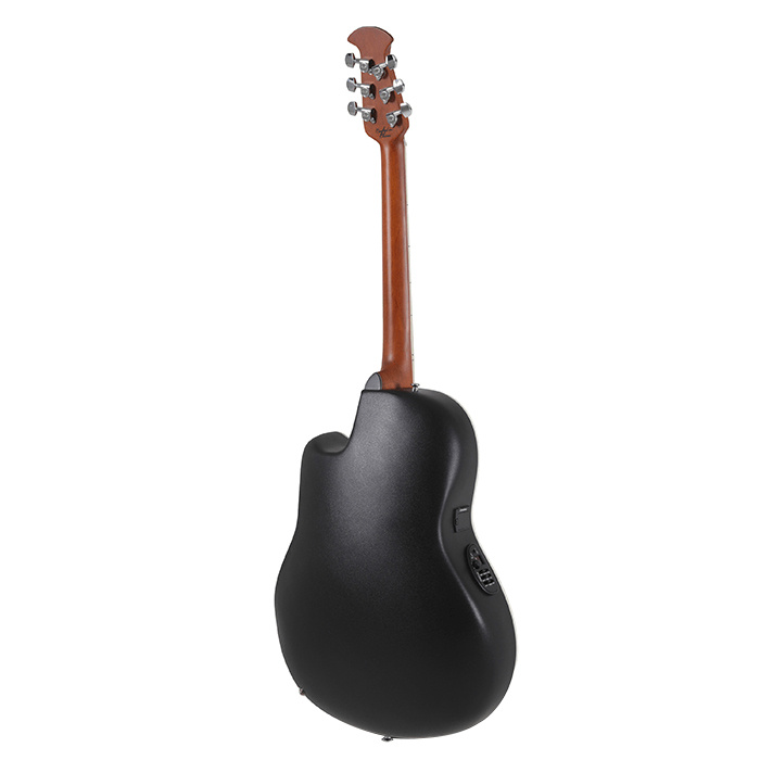 Ovation Celebrity Trad PL Guitar CS24P-NBM-G Mid-Cutaway, Nutmeg Burled Map