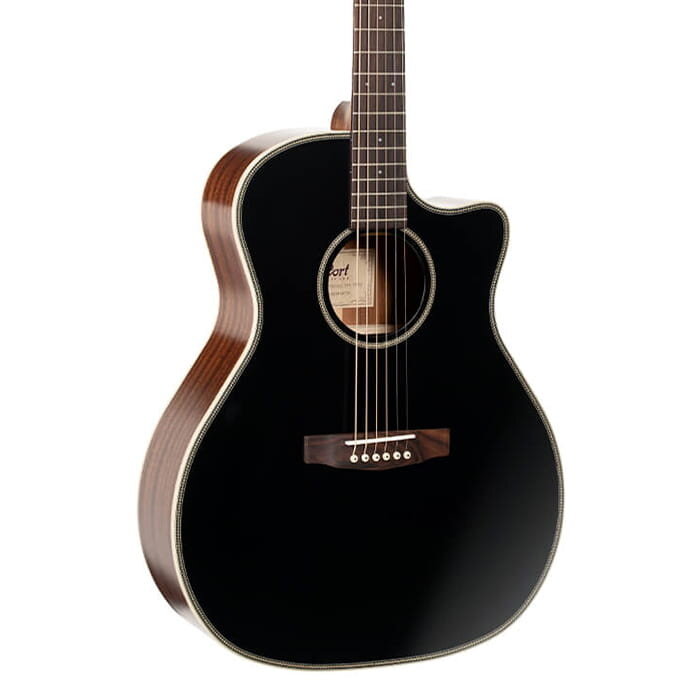 Cort Essence GA4 Special Acoustic Guitar Black Top Semi-Gloss