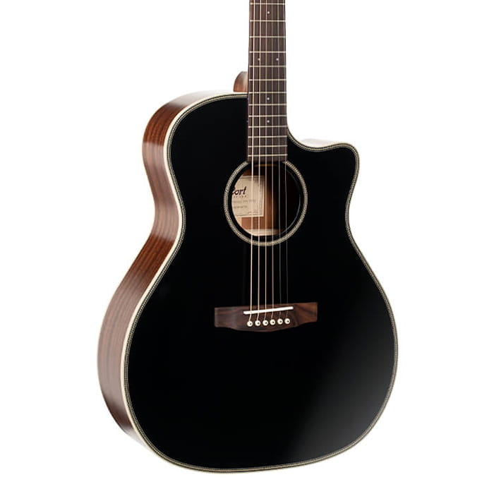 Cort Essence GA4 Special Acoustic Guitar Black Top Semi-Gloss