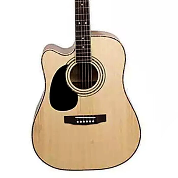 Cort AD880CE Left Handed Electro-Acoustic Natural Satin Finish
