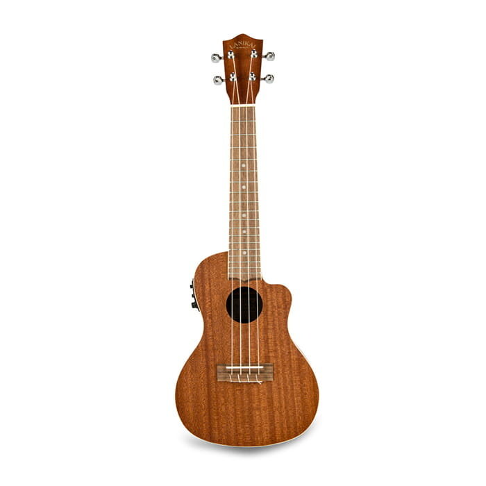 MACEC Mahogany Concert Acoustic Electric Ukulele with Gigbag
