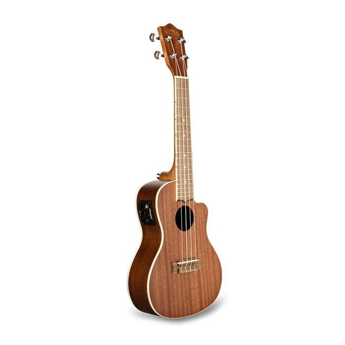 MACEC Mahogany Concert Acoustic Electric Ukulele with Gigbag