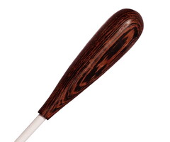 Montford Baton 14" White Lacquer Wenga Taper