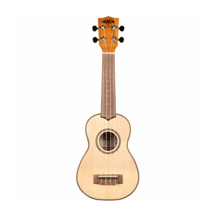Kala KA-FMSG Soprano Solid Spruce Top Flame Maple B/S