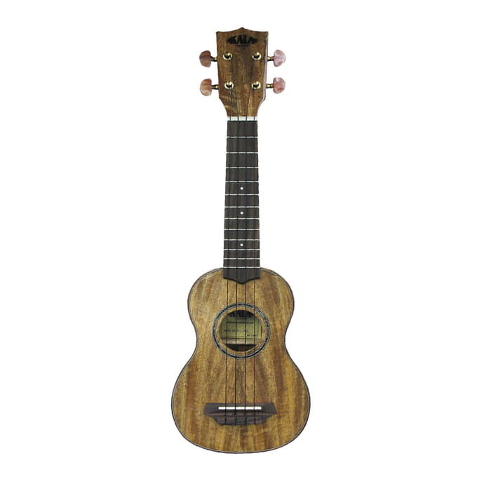 Kala KA-MSG Soprano Curly Mango Top, Back and Sides