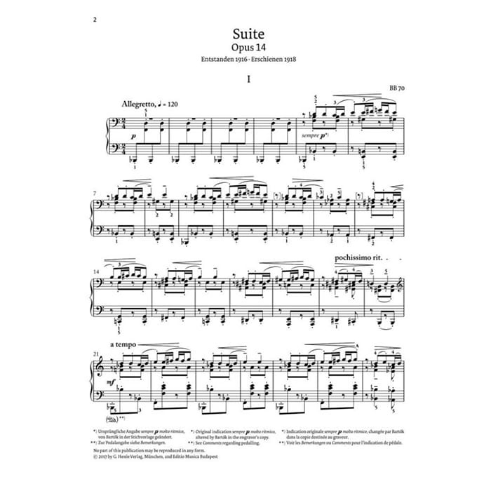 Suite op. 14