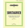 Shostakovich: 24 Preludes & Fugues, Op.87 - Book 1 (Piano Solo) (Edition Peters)