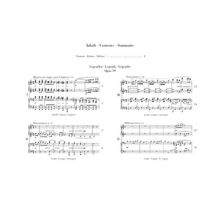 Legends Op. 59