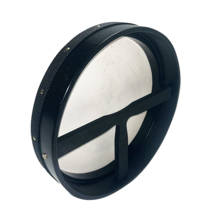 Koda Bodhran  16" X 4" Black - Celtic Cross Green With Bag & Beater