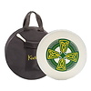 Koda Bodhran  16" X 4" Black - Celtic Cross Green With Bag & Beater