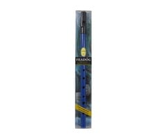 Feadog Blue D Whistle, Black Top - PRESENTATION PACK