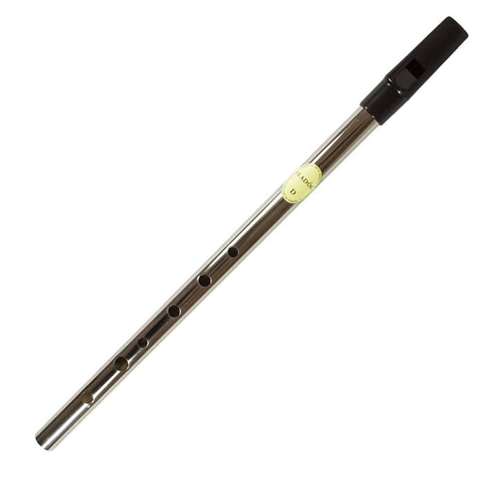Feadog Feadog Nickel D Whistle, Black Top
