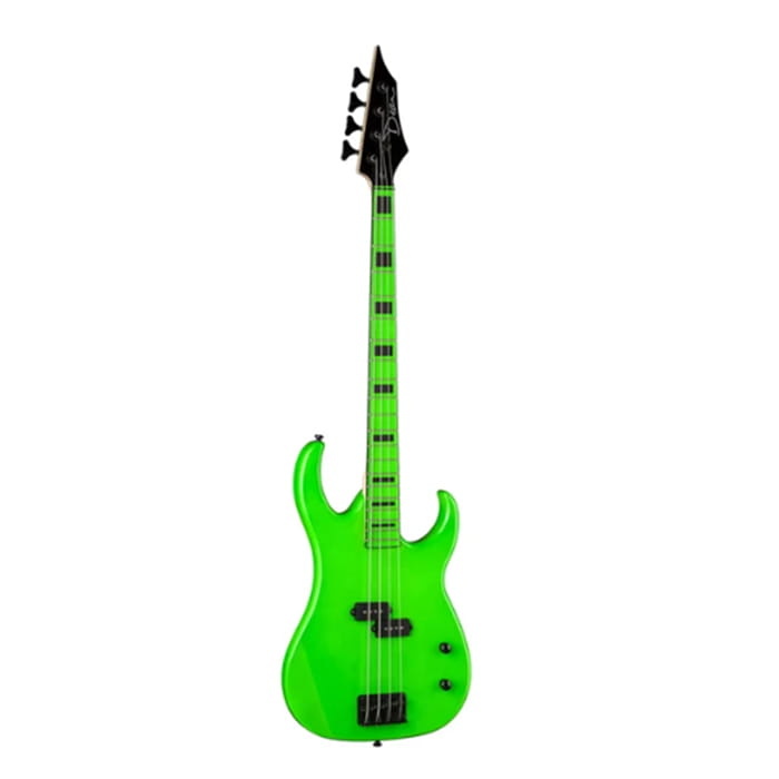 Dean Custom Zone Bass Nuclear Green