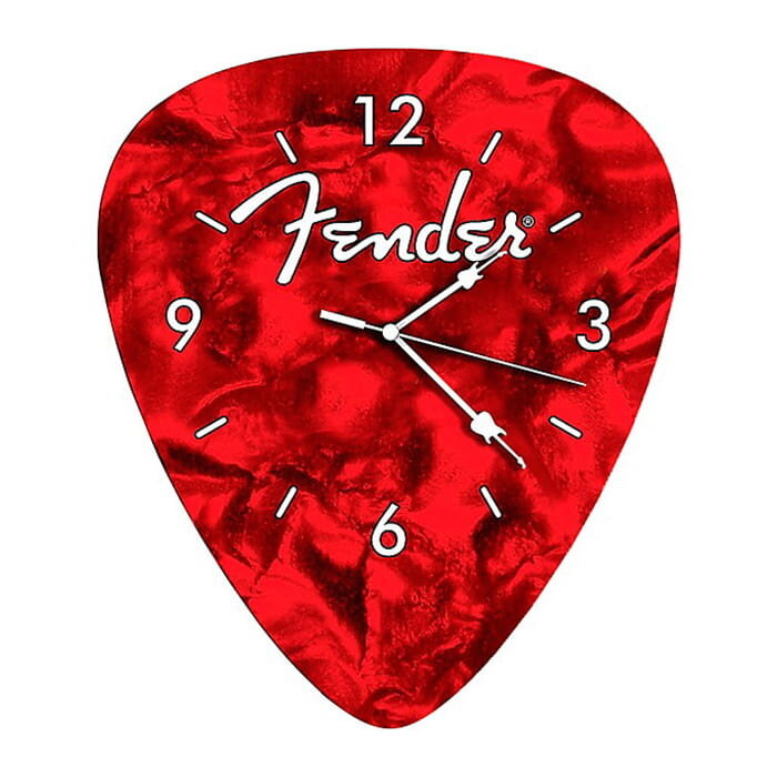 Fender Red Wall Clock