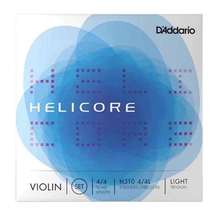 D'Addario Helicore Violin String Set 4/4 Scale Light Tension