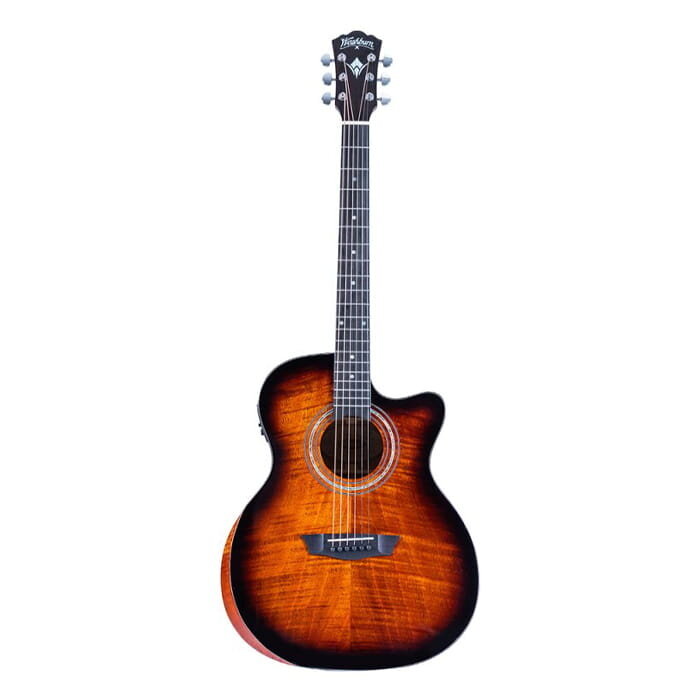 Washburn WCG12FCE Acoustic-Electric Guitar Gloss Finish