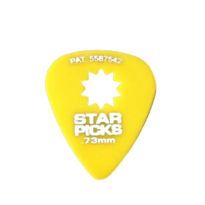 Star Picks Blister Packs .73mm Yellow