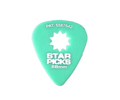 Star Picks Blister Packs .88mm Green