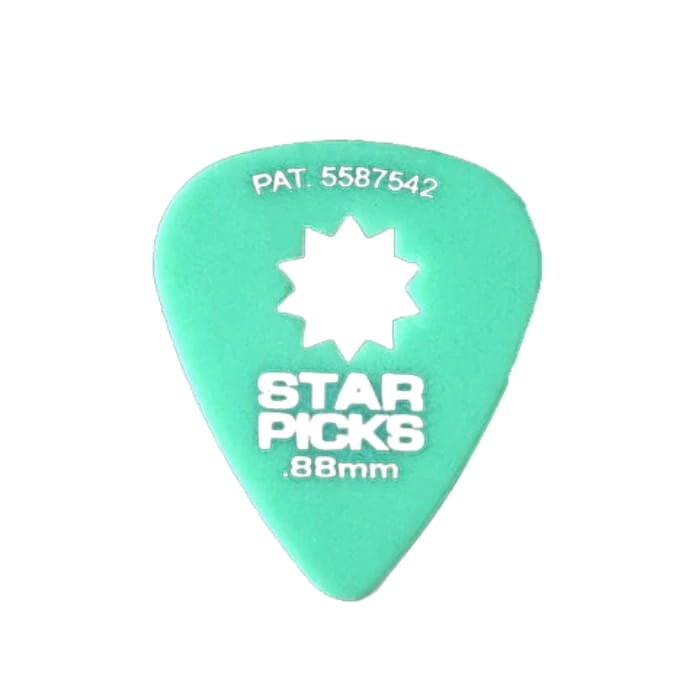 Star Picks Blister Packs .88mm Green