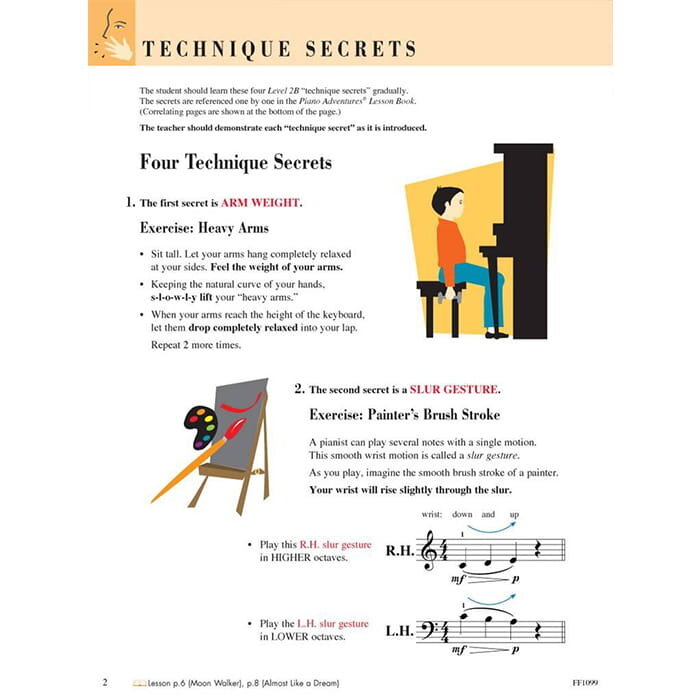 Piano Adventures: Technique & Artistry Book - Level 2B