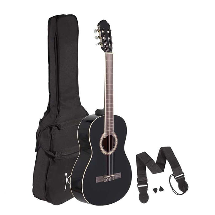 Koda 4/4 Classical Guitar Pack - Black