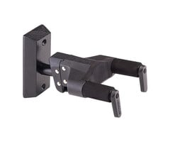 Hercules Guitar Wall Hanger, BLACK Wood Base