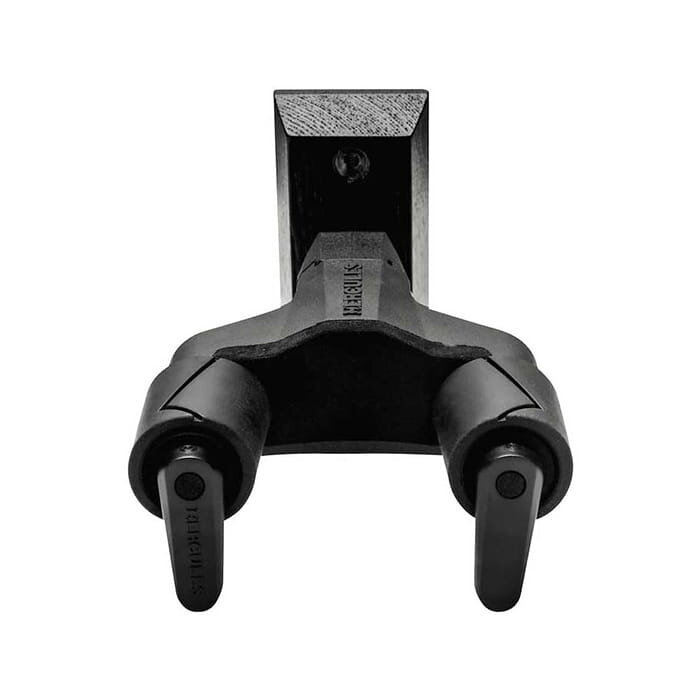 Hercules Guitar Wall Hanger, BLACK Wood Base