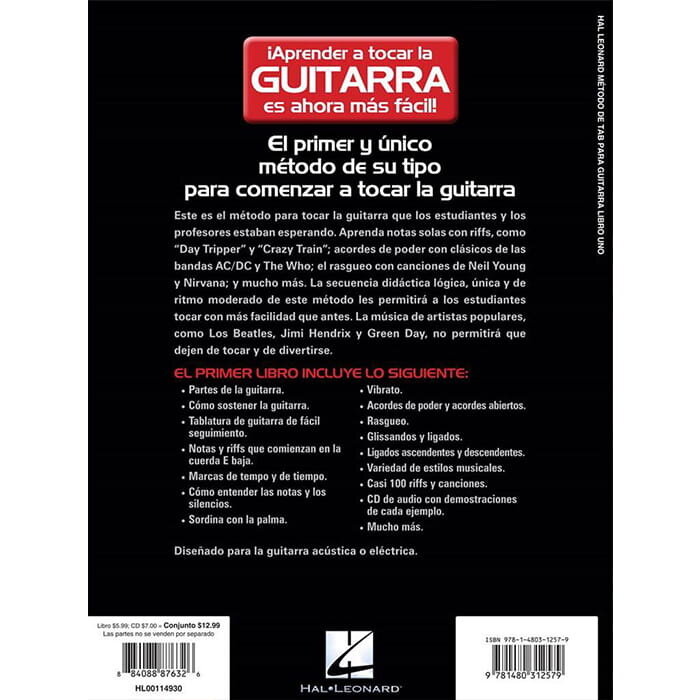 Guitar Tab Method (Spanish)