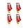 Plastic Thumbpick Shell Medium - Pack 4