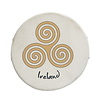Koda Bodhran 8”x1 1⁄2” Natural - NEWGRANGE SWIRL GOLD with Beater