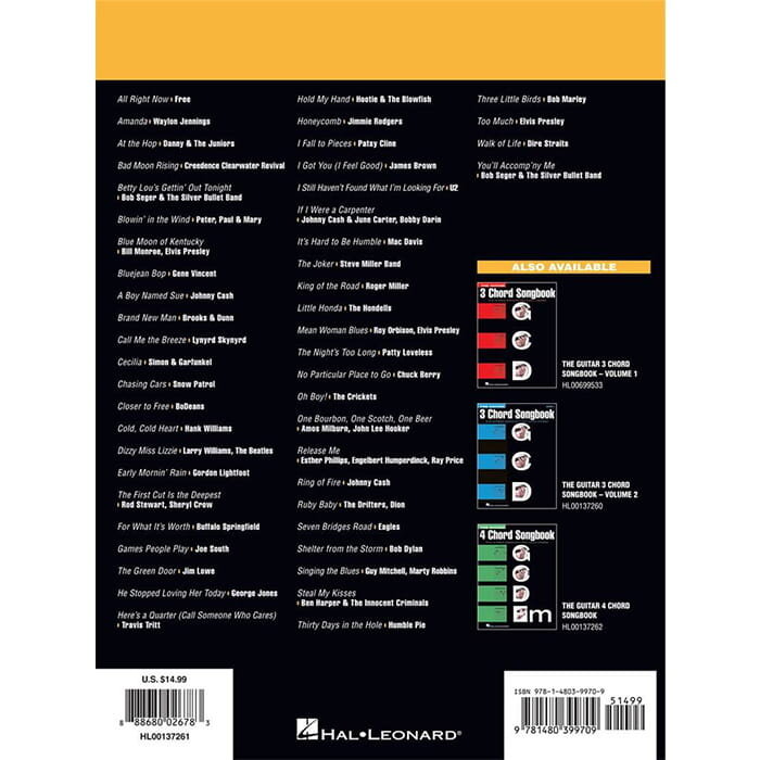 Guitar Three Chord Songbook