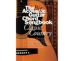 Big Acoustic Guitar Chord Songbook Classic Country
