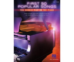 First 50 Popular Songs You Should Play On The Piano Easy Pf Bk
