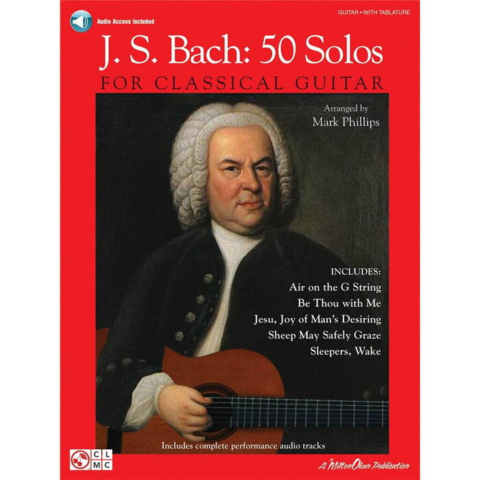 J.S Bach: 50 Solos For Classical Guitar