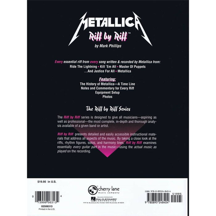 Metallica - Riff by Riff - Guitar