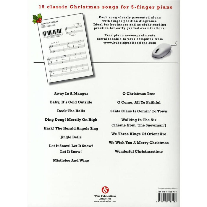 Easiest 5-Finger Piano Collection: Christmas