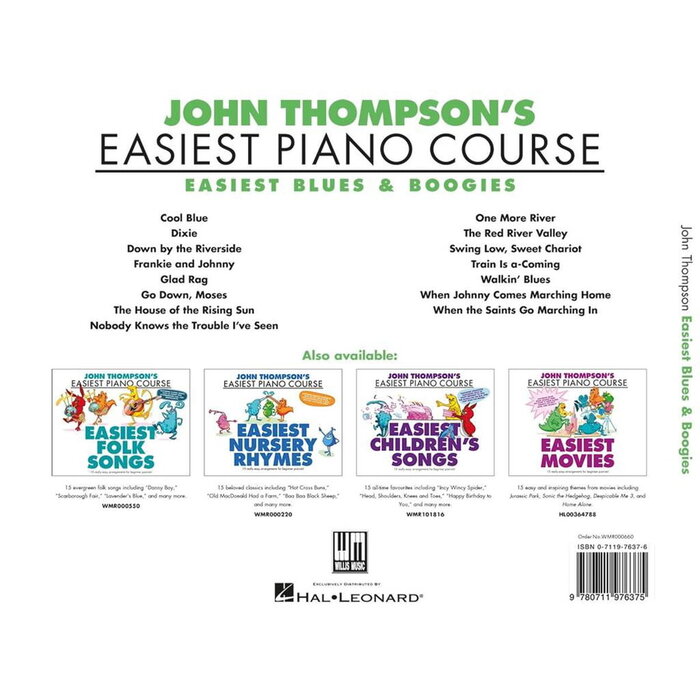 John Thompson’s Easiest Piano Course First Blues And Boogies