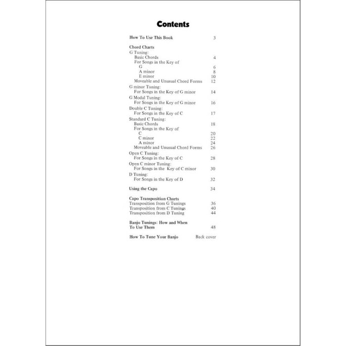 Banjo Case Chord Book