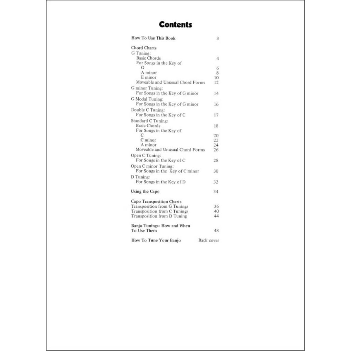 Banjo Case Chord Book