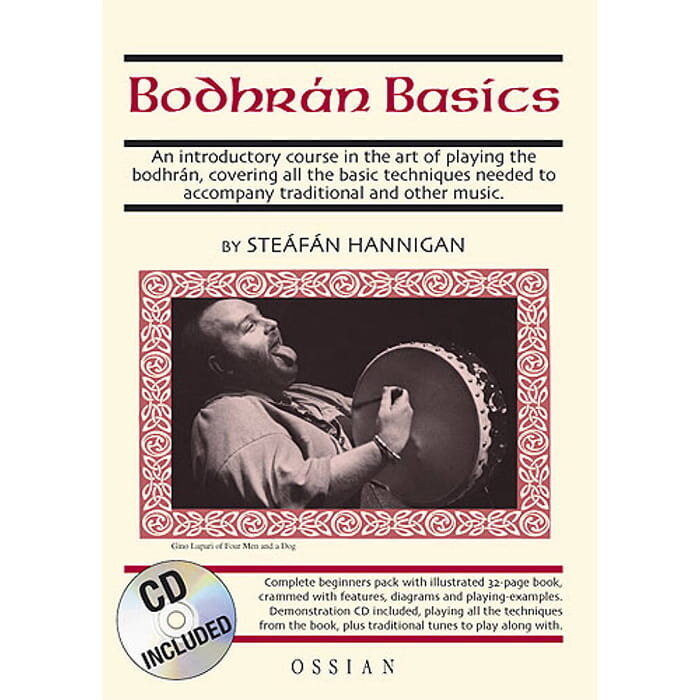 Hannigan Steafan Bodhran Basics Drums Book/Cd