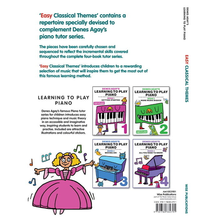 Denes Agay's Learning To Play Piano - Easy Classical Themes