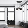 Luxolamp.nl Hanglamp Industrieel voor Woonkamer, Eetkamer - Smoking Glas - 3-lichts - Smoke Glas - 3 bollen - Rookglas Luxolamp.nl Hanglamp Industrieel voor Woonkamer, Eetkamer - Smoking Glas - 3-lichts - Smoke Glas - 3 bollen - Rookglas