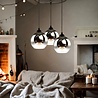 Luxolamp.nl Hanglamp Industrieel voor Woonkamer, Eetkamer - Smoking Glas - 3-lichts - Smoke Glas - 3 bollen - Rookglas Luxolamp.nl Hanglamp Industrieel voor Woonkamer, Eetkamer - Smoking Glas - 3-lichts - Smoke Glas - 3 bollen - Rookglas