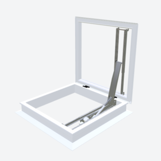 Skylux Elektrische daktoegang - met opstand - 100x100