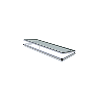 Natuurlijklicht.nl Skylux iWindow2 - met opstand - opengaand - helder - 100x300 - LED