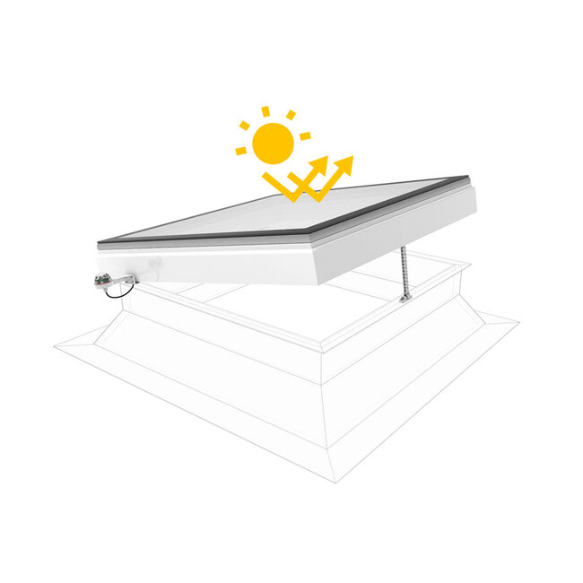 Skylux iWindow3 Flex 2.0 - opengaand - zonwerend - 105x105